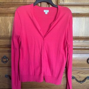 J. Crew Vibrant Pink/Coral Women's Cardigan